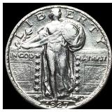 1927-S Silver Standing Liberty Quarter ABOUT UNCIR