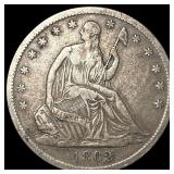 1862-S Silver Half Dollar LIGHTLY CIRCULATED