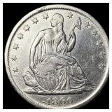 1860-S Silver Half Dollar CHOICE AU