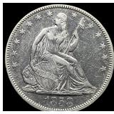1858 Seated Liberty Half Dollar