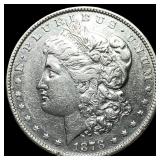 1878-S Silver Morgan Dollar ABOUT UNCIRCULATED