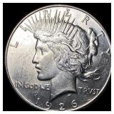 1926 Peace Silver Dollar CLOSELY UNCIRCULATED