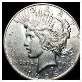 1926-D Peace Silver Dollar CHOICE AU