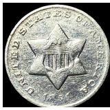 1851 Silver Three-Cent Piece CLOSELY UNCIRCULATED