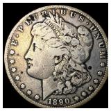 1890-CC Silver Morgan Dollar LIGHTLY  CIRCULATED