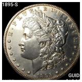 1895-S Morgan Silver Dollar HIGH GRADE+