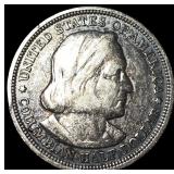 1893 Columbian Exposition Silver Half Dollar NEARL