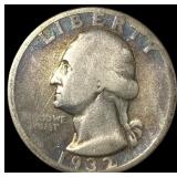 1932-D Silver Washington Quarter NICELY CIRCULATED