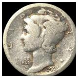 1924-S Silver Mercury Dime NICELY CIRCULATED