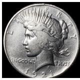 1921 Silver Peace Dollar UNCIRCULATED