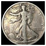 1920-S Silver Half Dollar Walking Liberty LIGHTLY
