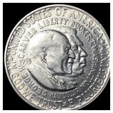 1953 Silver Half Dollar Booker T. Washington-Carve