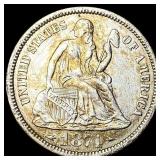 1874 Arrows Seated Liberty Dime CLOSELY  UNCIRCUL