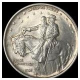 1925 Silver Stone Mountain Half Dollar UNCIRCULATE