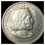 1892 Silver Columbian Half Dollar GEM BU