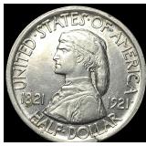 1921 Missouri Centennial Half Dollar CLOSELY  UNC