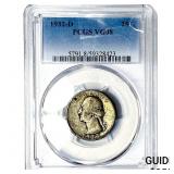1932-D Washington Silver Quarter PCGS VG08