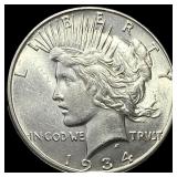 1934-D Silver Peace Dollar