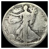 1917-S Silver Walking Liberty Half Dollar LIGHTLY