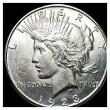 1923-S Peace Silver Dollar CHOICE BU