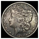1892 Morgan Silver Dollar LIGHTLY CIRCULATED