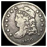 1836 Capped Bust Half Dime LIGHTLY CIRCULATED