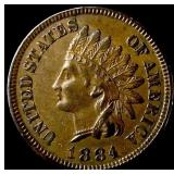 1884 Indian Head Cent CLOSELY UNCIRCULATED