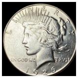 1926-S Silver Peace Dollar CHOICE AU