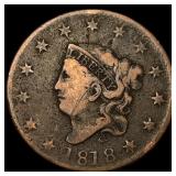 1818 Coronet Head Large Cent LIGHTLY  CIRCULATED