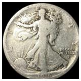 1916-S Silver Walking Liberty Half Dollar LIGHTLY