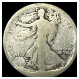 1916 Walking Liberty Half Dollar NICELY CIRCULATED