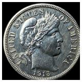 1913 Silver Barber Dime GEM PROOF