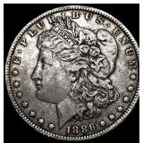 1886-O Silver Morgan Dollar NEARLY  UNCIRCULATED