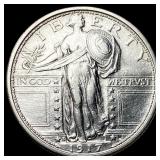 1917-S ty1 Silver Standing Liberty Quarter  UNCIR