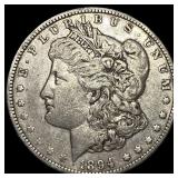 1894-O Silver Morgan Dollar NEARLY  UNCIRCULATED