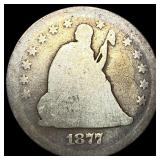 1877-CC Seated Liberty Half Dollar NICELY  CIRCUL