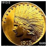 1913-S $10 Gold Eagle UNCIRCULATED