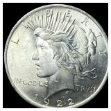 1922 Silver Peace Dollar CHOICE BU