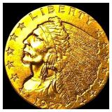 1927 Indian Head Gold $2.5 Quarter Eagle  UNCIRCU