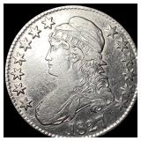 1827 Capped Bust Half Dollar ABOUT UNCIRCULATED