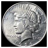 1924 Silver Peace Dollar UNCIRCULATED