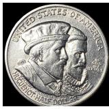 1924 Silver Huguenot Half Dollar GEM BU