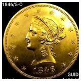 1846/5-O $10 Gold Eagle UNCIRCULATED