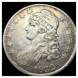 1832 Capped Bust Half Dollar NEARLY UNCIRCULATED