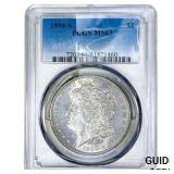 1890-S Morgan Silver Dollar PCGS M63