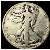 1919-S Silver Walking Liberty Half Dollar  LIGHTL