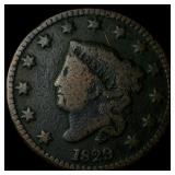 1829 Coronet Head Large Cent LIGHTLY  CIRCULATED