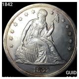 1842 Seated Liberty Dollar UNCIRCULATED