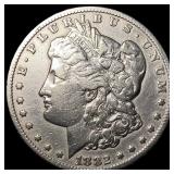 1882-CC Silver Morgan Dollar ABOUT UNCIRCULATED
