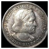 1893 Columbian Exposition Half Dollar NEARLY UNCIR